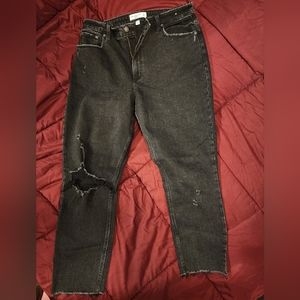 NWOT Abercrombie & Fitch size 12/ 31 black curve love jeans
